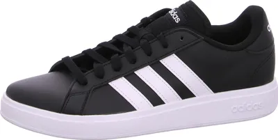 Produktbild von adidas Grand Court Base 2.0 Damen sportlicher Schnürer in Schwarz, Größe 8.5