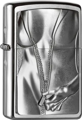 Produktbild von Zippo Zipper Girl | Sexy Motiv | Messing Edelstahl Chrom | Sturmfeuerzeug
