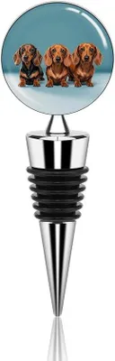 Produktbild von Weinstopper - Charmantes Teckel Design - 10,4 cm