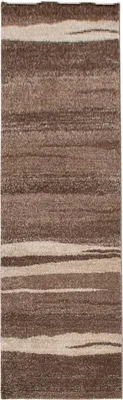 Produktbild von Tapiso Läufer SARI Modern Dunkelbraun Wohnzimmer 70 x 150
