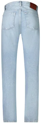 Immagine prodotto di Jeans da uomo blu: vestibilità dritta, effetto lavato e 5 tasche
