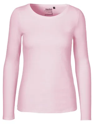 Immagine prodotto di Neutrale - Maglietta da donna a maniche lunghe LT2916 (S) (rosa chiaro)