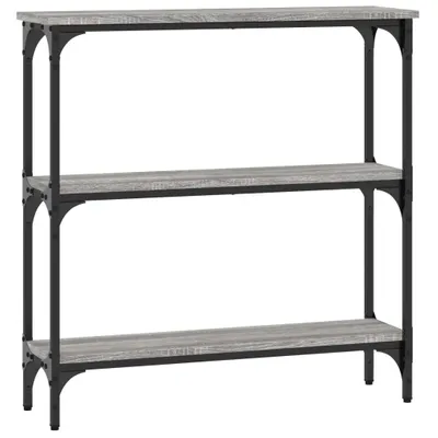 Produktbild von Konsolentisch Grau Sonoma 75x22,5x75 cm Holzwerkstoff