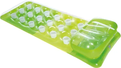 Obrázok produktu pre Intex Air Mattress Fashion Green | Vodný matrac Plávajúce ležadlo Vodné ležadlo Bazén Island