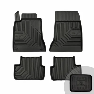 Produktbild von FROGUM No.77 Gummimatten Ganzjahresset von Auto Fußmatten Autofussmatten für Mercedes-Benz CLA C117 2013-2019