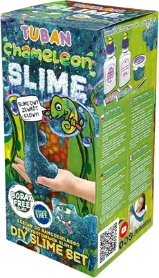 Productafbeelding van Tuban - DIY kameleon slime kit - Gloeit in het donker - Paars - Uniseks Kinderen