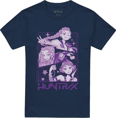 Productafbeelding van K-Pop Demon Hunters - T-shirt voor heren/dames, uni model, TV20442 (maat M) (zwart)