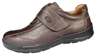 Produktbild von Jomos Herren Halbschuh Echtleder Klettverschluss braun , Herren:40 EU