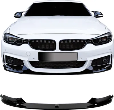 Produktbild von Frontspoiler Spoiler Lippe Stoßstange Schwarz Glanz für BMW 4er F32 F33 F36 ab