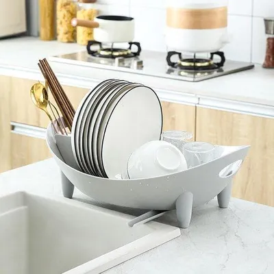 Produktbild von Küchenablage - Organizer mit Besteckhalter - 39,5 cm
