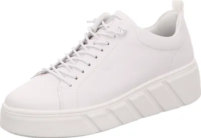Produktbild von Rieker Sporthalbschuhe Formsohle modisch in weiss/weiss kombi, Gr. 43