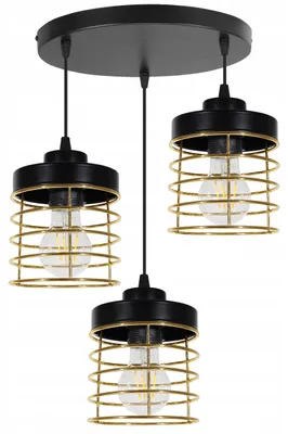 Image de Plafonnier Suspension Lustre Fil doré LED
