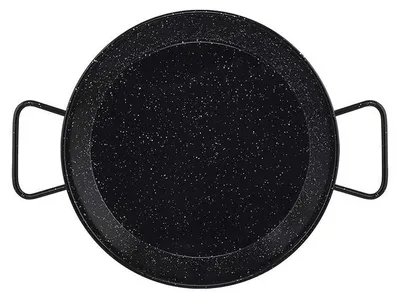 Image de Poêle à paella émaillée pour cuisinière à induction, 30 cm, 4 portions