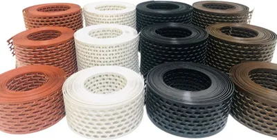 Produktbild von Lüftungsband Hart PVC Vogelschutz 5 m Rolle schwarz 80 mm
