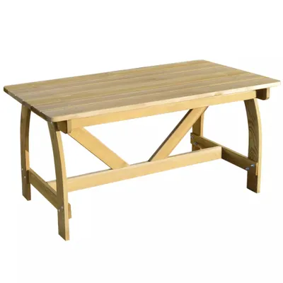 Zdjęcie produktu dla Sosnowy stół ogrodowy 150 x 75 x 74 cm