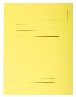 Imagen del producto de Exacompta, 50 fundas de plástico reciclado al 100%, tamaño 24x32 cm, color amarillo, modelo 435005E