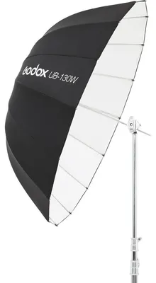 Immagine prodotto di Godox UB-130W Ombrello Parabolico 130cm interno bianco Riflettente