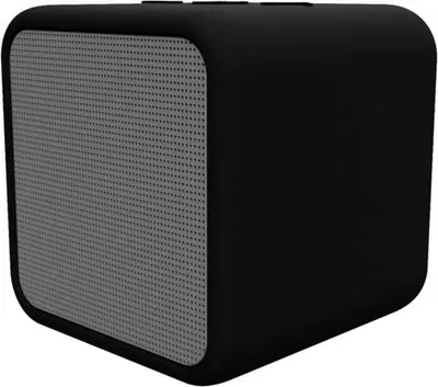 Produktbild von Ksix Kubic Würfel-bluetooth-lautsprecher Mit Mikrofon Schwarz  Schwarz One Size