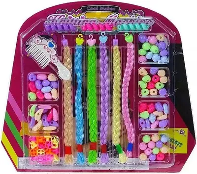 Zdjęcie produktu dla Zestaw do bransoletek, sznurki, koraliki