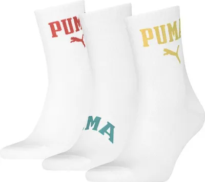 Produktbild von Puma LOGO SHORT CREW 3P WHITE COMBO 43-46