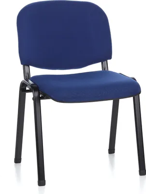 Produktbild von hjh OFFICE Vierfußstuhl XT 600 SW Stoff Stuhl bis 100 kg belastbar