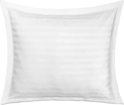 Obrázok produktu pre Obliečka na vankúš z bambusového bavlneného saténu STRIPE WHITE/70x80 s pruhmi