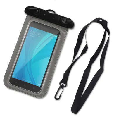 Produktbild von Wasserdichte Handy Tasche für Xiaomi Serie Schutz Hülle Wasserfest Cover StrandFarben:Schwarz;Smartphone:Xiaomi 14 / 14 Pro