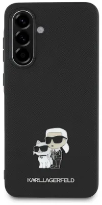 Obrázok produktu pre Karl Lagerfeld - Saffiano kožené puzdro na Samsung Galaxy A56 5G - čierny