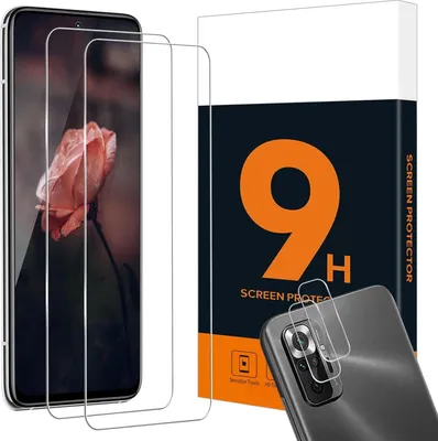 Produktbild von 2x Panzerglas für XIAOMI REDMI NOTE 10 PRO SOLID + 2x Kameraglas