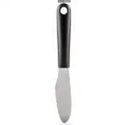 Produktbild von Küchenspatel Allspade 22,5 cm aus Edelstahl mit Kunststoffgriff und Wellenschliff