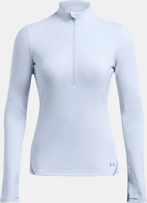 Produktbild von Under Armour Vanish Cw Halbreißverschluss-langarm-t-shirt Blau S Frau Blau S