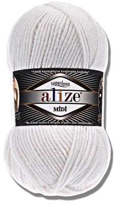 Obrázok produktu pre Alize 1x 100g priadze Superlana Midi, univerzálna, vhodná na háčkovanie a pletenie (55)