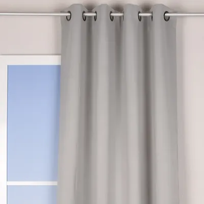 Produktbild von Verdunklungsgardine mit Ösenaufhängung einfarbig grau 135x250cm