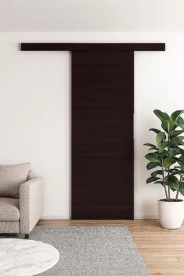 Zdjęcie produktu dla Drzwi przesuwne EKO-1 | Wenge | Z samodomykaczem | 106x205 cm