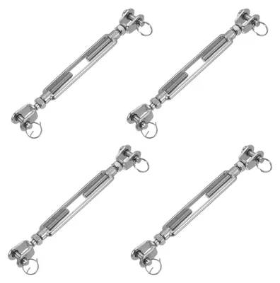 Productafbeelding van Solidchoice - Set van 4 Verstelbare Kabelspanners van Roestvrij Staal 304