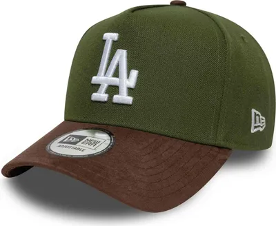 Produktbild von New Era Cap LA Dodgers Suede Visor 9FORTY® E-Frame, Größe:ONESIZE, Farben:grün / braun