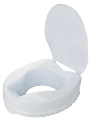 Produktbild von flexilife Toilettensitzerhöhung mit Deckel - wahlweise 10 o. 15 cm