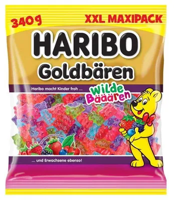 Produktbild von Haribo Goldbären Wilde Bääären 340g