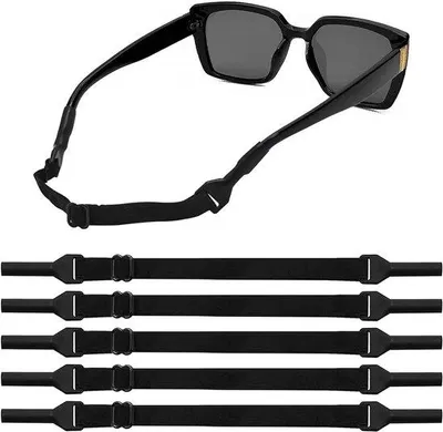 Produktbild von Einstellbare Brillenhalter weich und robust 5er Set