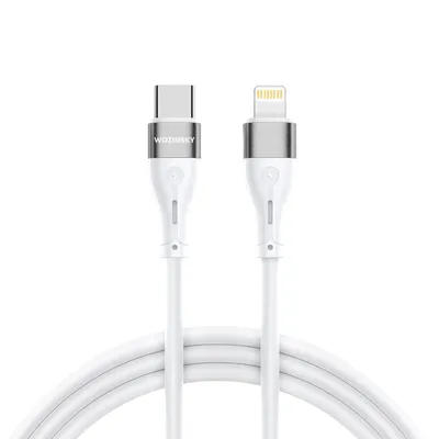 Zdjęcie produktu dla Kabel Wozinsky WSTCL2 Lightning / USB-C PD 27W 2 m - biały