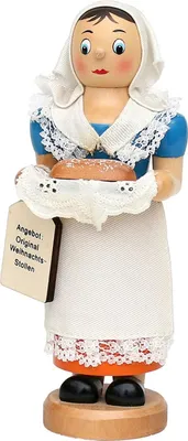 Produktbild von Räuchermännchen - Berufe - Stollenfrau - 19,0 cm