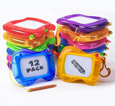 Produktbild von 12 Mini Magnetische Zeichenboards, multifunktional, für Kinder, für Partys, Geburtstag, Weihnachten