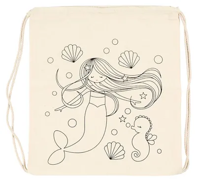 Image de Sac à dos Sirène, dimensions 37x41 cm