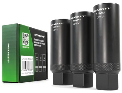 Obrázok produktu pre Sada magnetických kľúčov na sviečky 14-16-18 mm - 3-dielna sada na sviečky a žeraviace sviečky