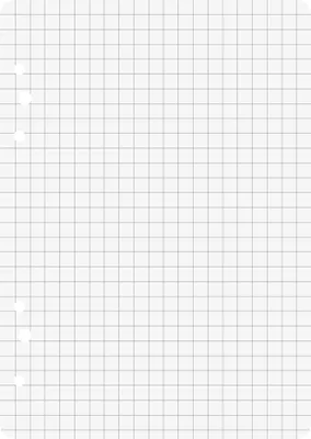 Produktbild von Ringbucheinlagen A6 kariert 50 Blatt