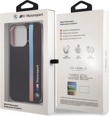 Immagine prodotto di Etui Bmw Bmhcp14L22Hvgv Iphone 14 Pro6.1 Czarny/Black Iml Tricolor Stripe