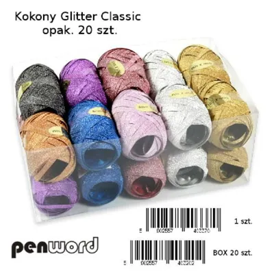 Produktbild von Band Kokon Glitzer 5mmx10m (20Stk)