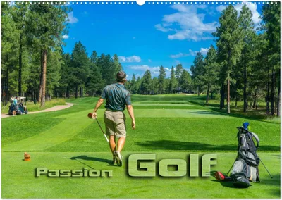 Produktbild von Passion Golf (Wandkalender 2025 DIN A2 quer), CALVENDO Monatskalender