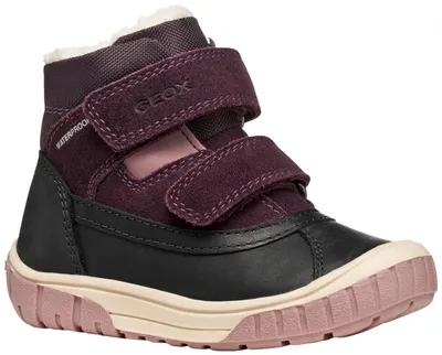 Produktbild von Geox BABY B OMAR GIRL WPF ANKLE BOOTS BLACK/DK PURPLE 21_EU