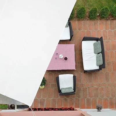 Produktbild von Famanu Sonnenschutzsegel wasserabweisend, UV-beständig - 3 x 4 m